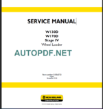 W130D-W170D STAGE 4 SERIVCE MANUAL