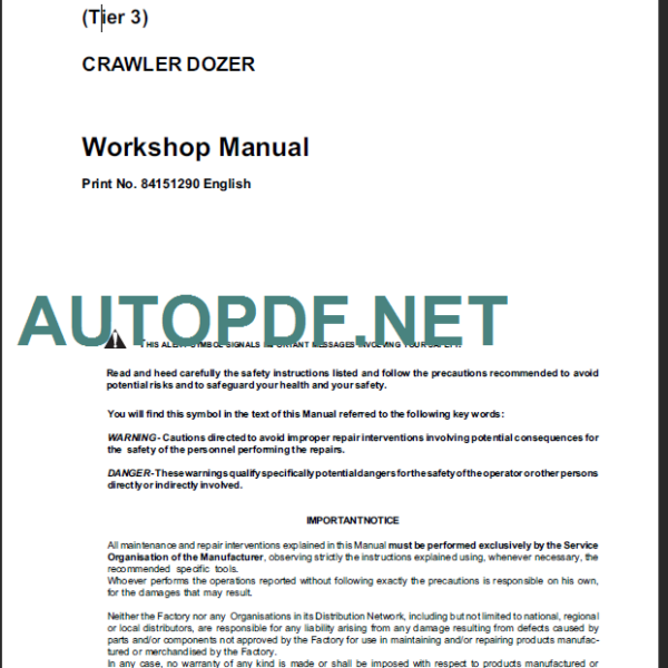 D180 TIER3 SERVICE MANUAL