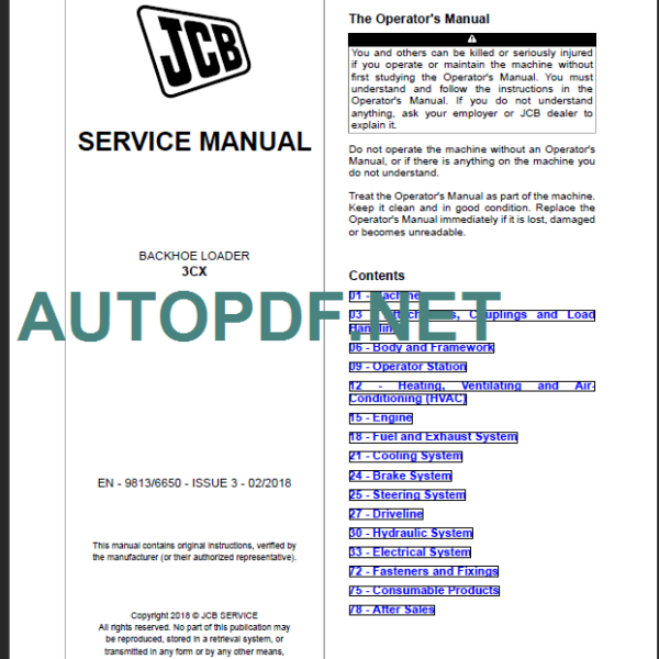 3CX SERVICE MANUAL 2018