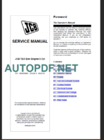 T2-3 ELEC ENGINE 6CYL SERVICE MANUAL