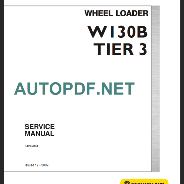 W130B TIER3 SERVICE MANUAL