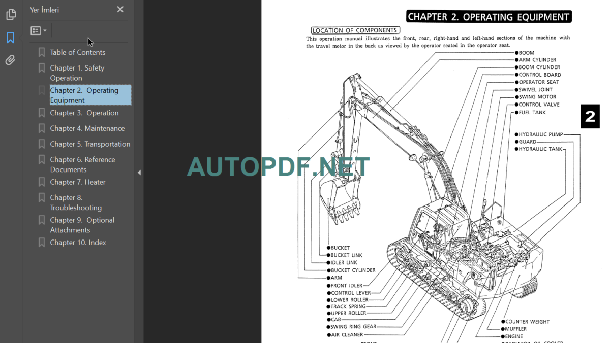 MD200C OPERATORS MANUAL