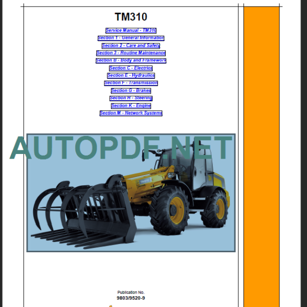 TM310 SERVICE MANUAL