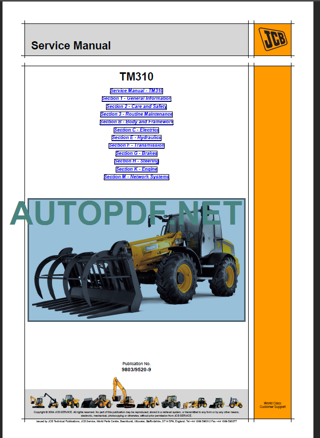 TM310 SERVICE MANUAL