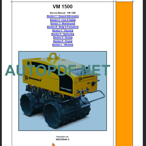 VM1500 SERVICE MANUAL