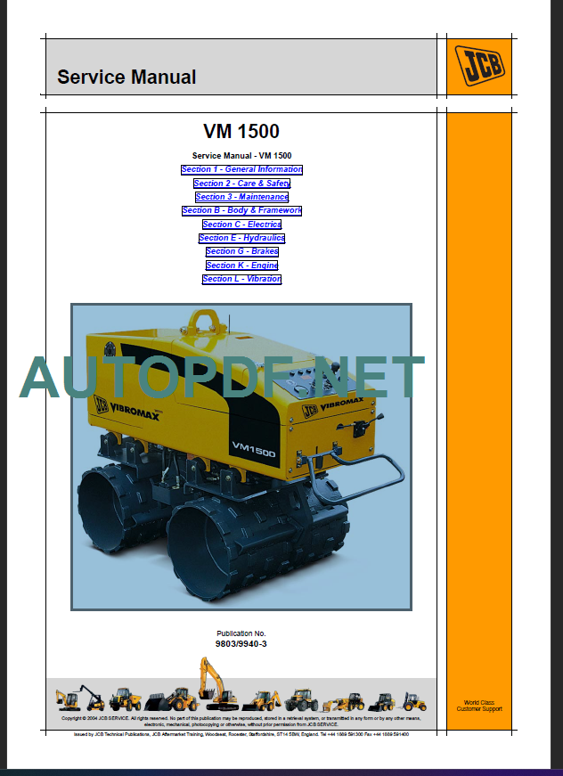 VM1500 SERVICE MANUAL