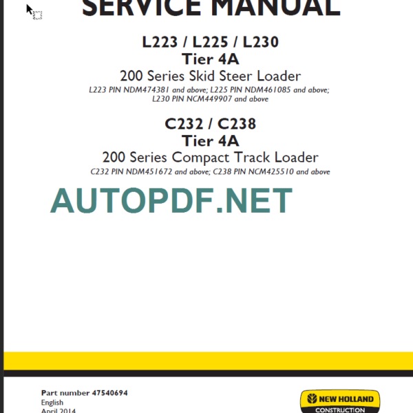 L223-L225-L230-C232-C238 SERVICE MANUAL