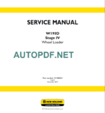 W190D STAGE 4 SERIVCE MANUAL