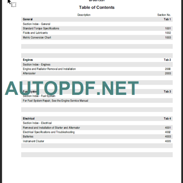 CNH W270B SERVICE MANUAL