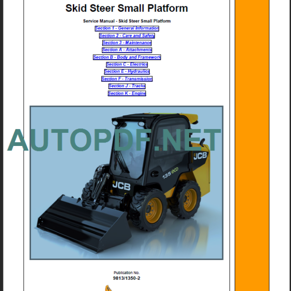 SKID STEER SMALL PLATFORM SERVICE MANUAL