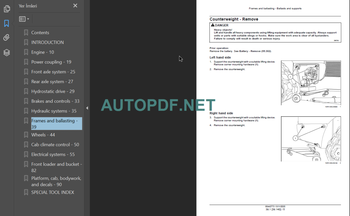 L316-L318-L320 TIER4B SERVICE MANUAL