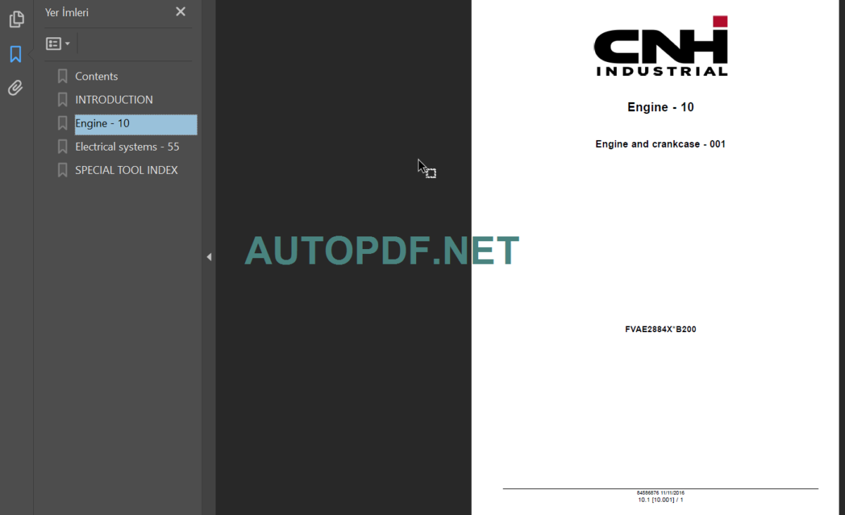 CNH VECTOR TIER2 SERVICE MANUAL