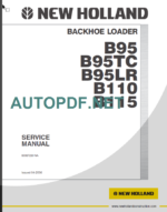 B95-B95TC-B95LR-B110-B115 SERVICE MANUAL