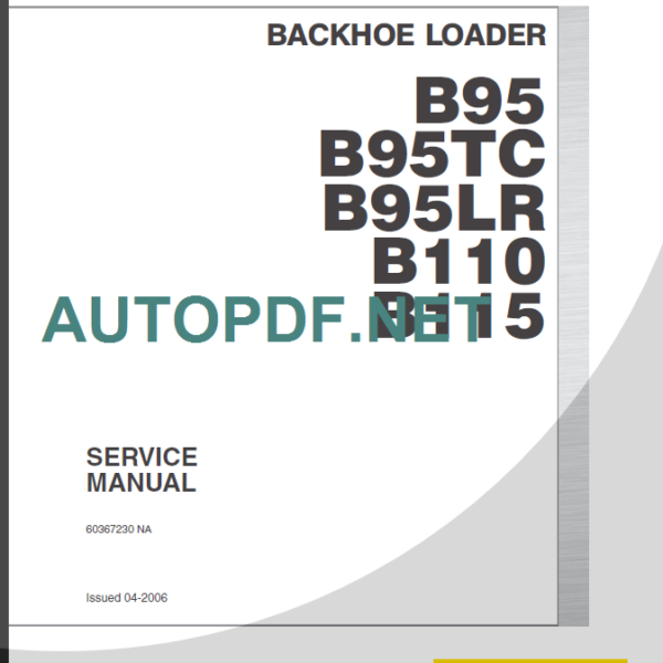 B95-B95TC-B95LR-B110-B115 SERVICE MANUAL