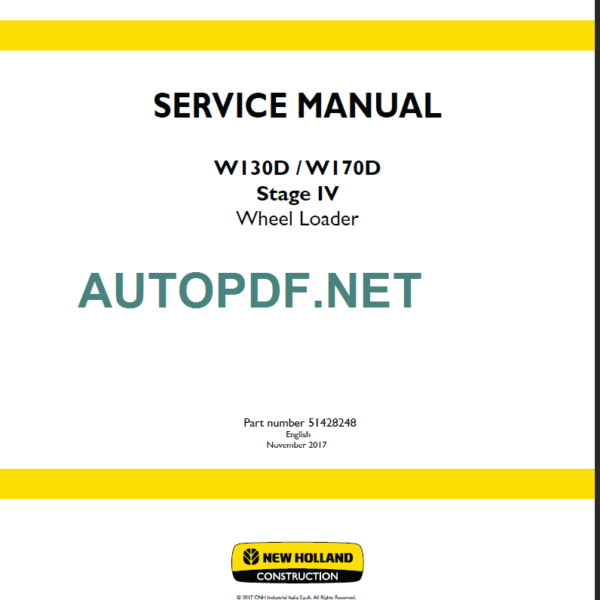 W130D-W170D SERIVCE MANUAL