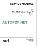 CNH F5 TIER4B SERVICE MANUAL