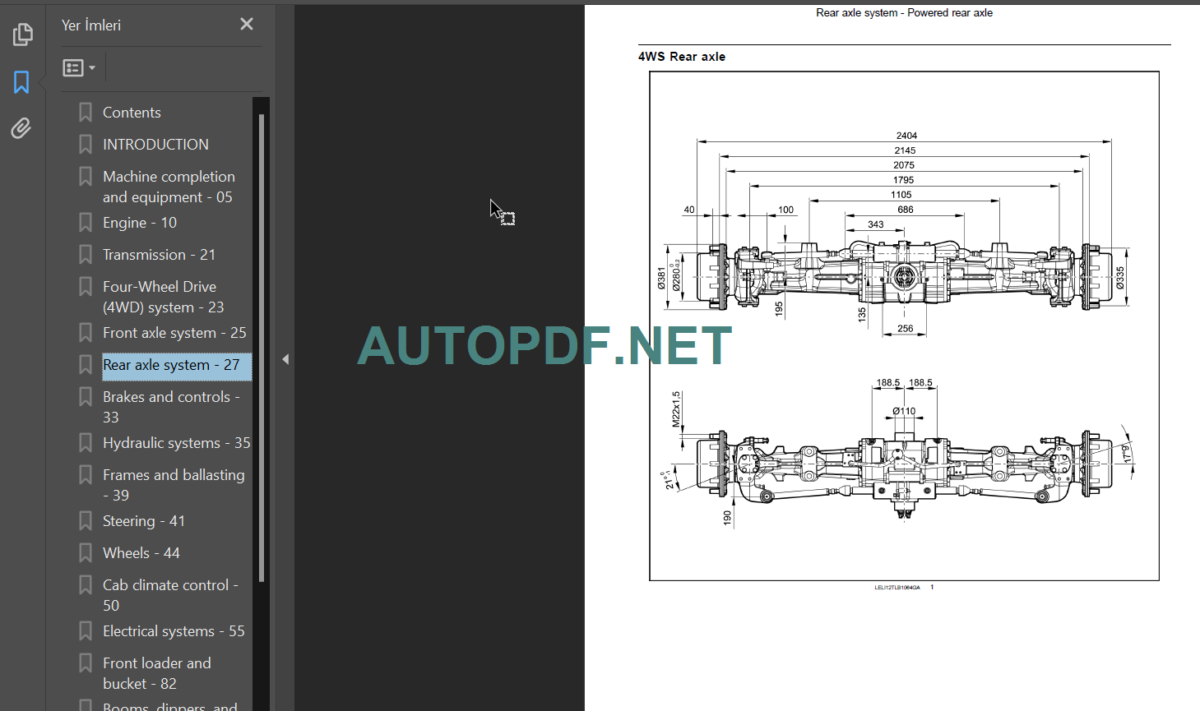 B100C-B100CLR-B100CTC-B110C-B110CTC SERVICE MANUAL