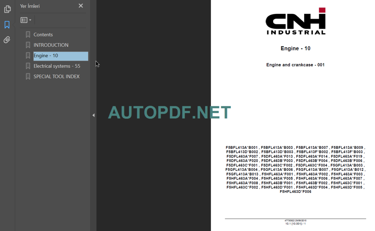 CNH F5 TIER4B SERVICE MANUAL