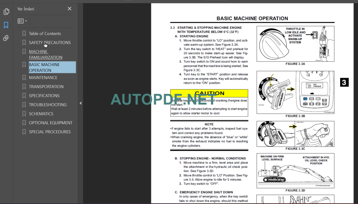 SK210LC-6E-SK250LC-6E OPERATORS MANUAL