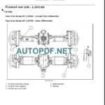 W130D-W170D SERIVCE MANUAL