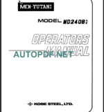 MD240BLC OPERATOR'S MANUAL