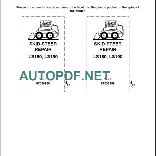 LS180-LS190 REPAIR MANUAL