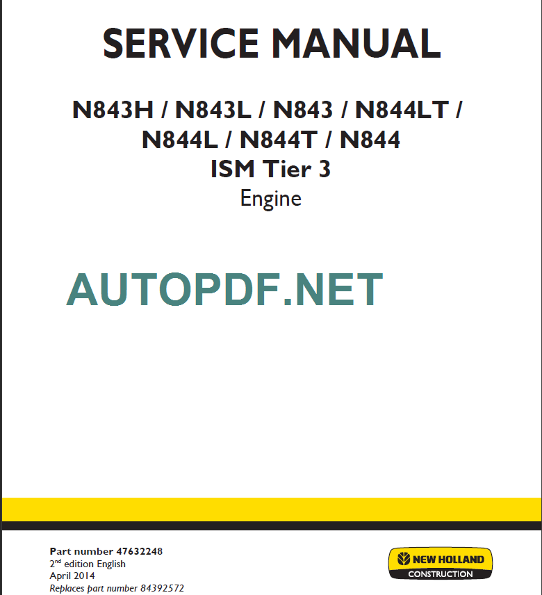 N843H, N843L-N843-N844L-N844T-N844 SERVICE MANUAL