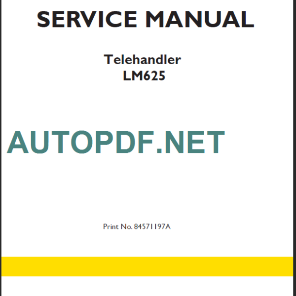 LM625 SERVICE MANUAL