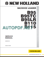 B95-B95TC-B95LR-B110-B115 SERVICE MANUAL