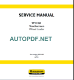 W110D TOUCHSCREEN SERIVCE MANUAL