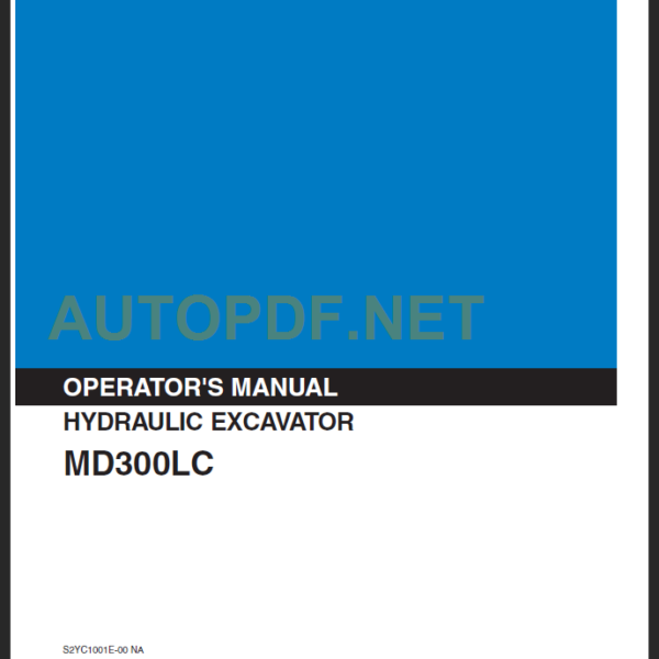 MD300LC OPERATOR’S MANUAL