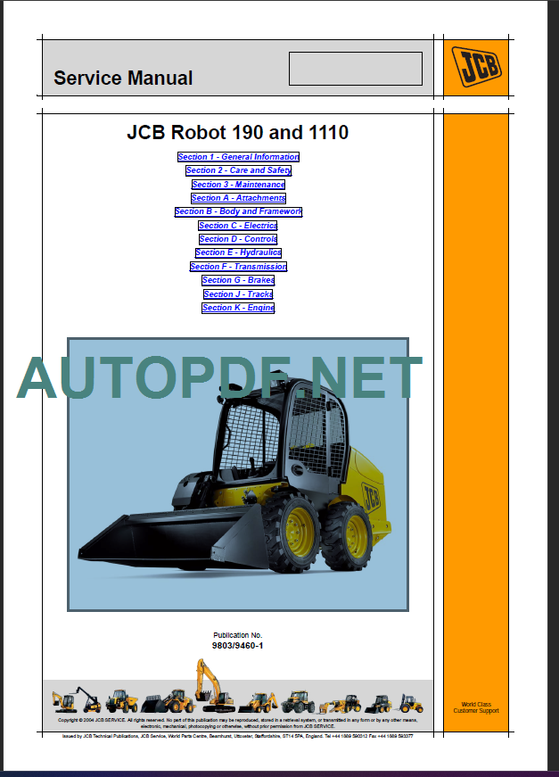 ROBOT 190-1110 SERVICE MANUAL