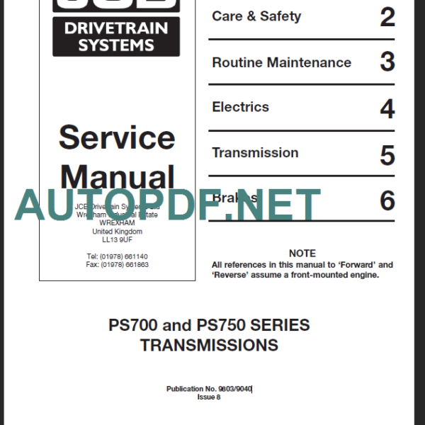 PS700-PS750 SERVICE MANUAL