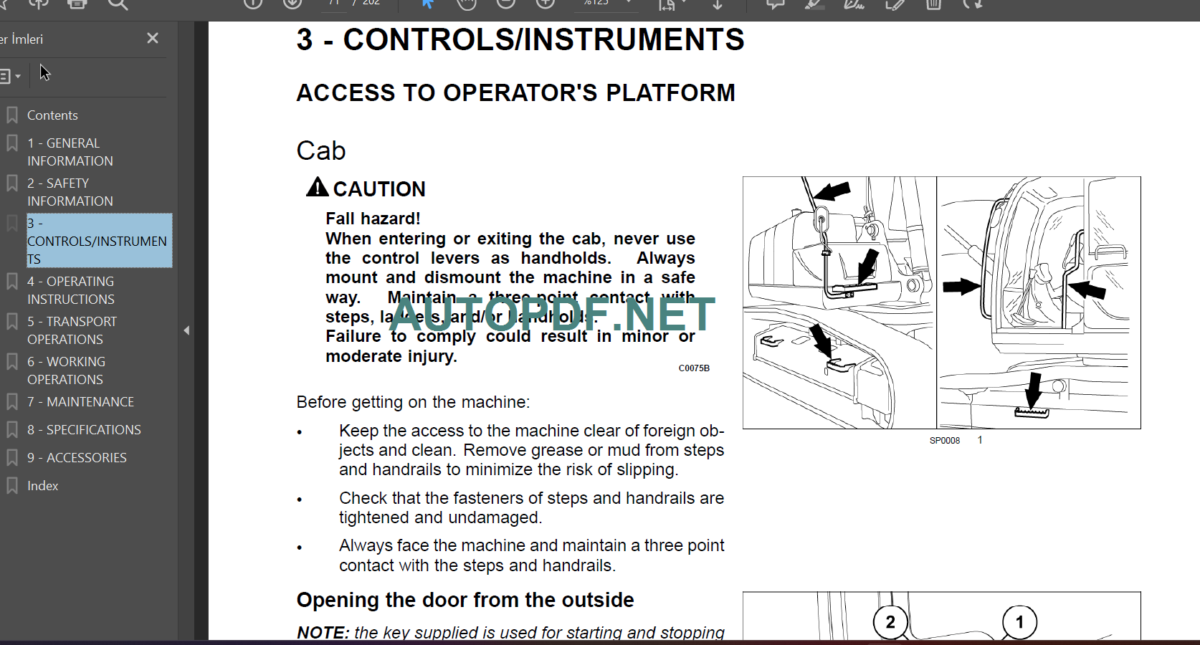 SK170-9 Tier 4 OPERATOR’S MANUAL