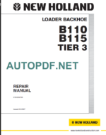 B110-B115 TIER3 REPAIR MANUAL