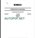 140SR ACERA TIER3 OPERATOR’S MANUALS