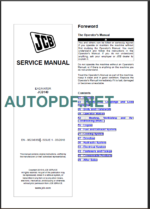 JCB140 SERVICE MANUAL