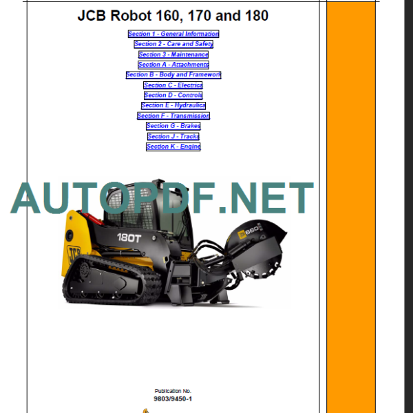 ROBOT 160-170-180 SERVICE MANUAL