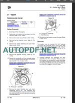 T2 3 MECH ENGINE 4CYL SERVICE MANUAL