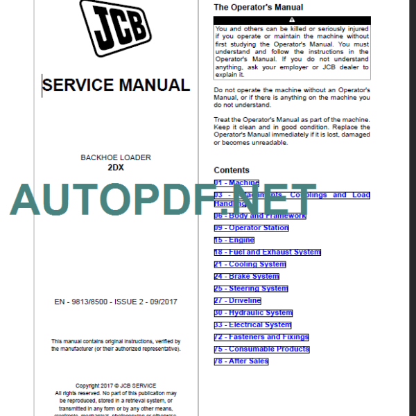 2DX SERVICE MANUAL