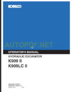 K909 II-K909LC II OPERATOR’S MANUAL