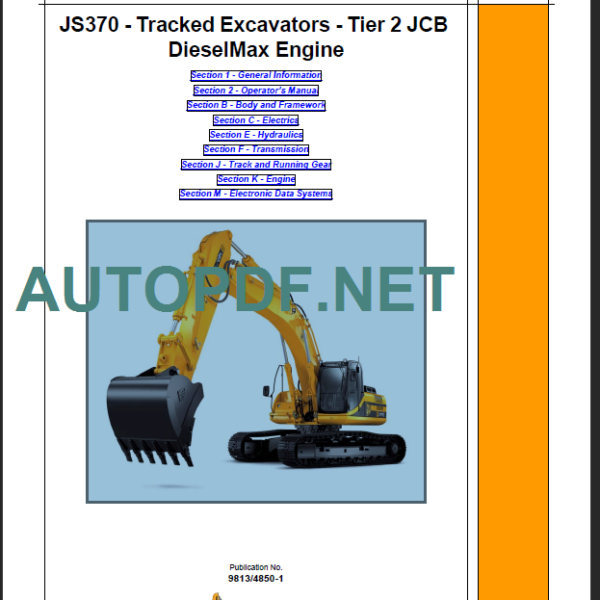 JS370 TIER2 SERVICE MANUAL