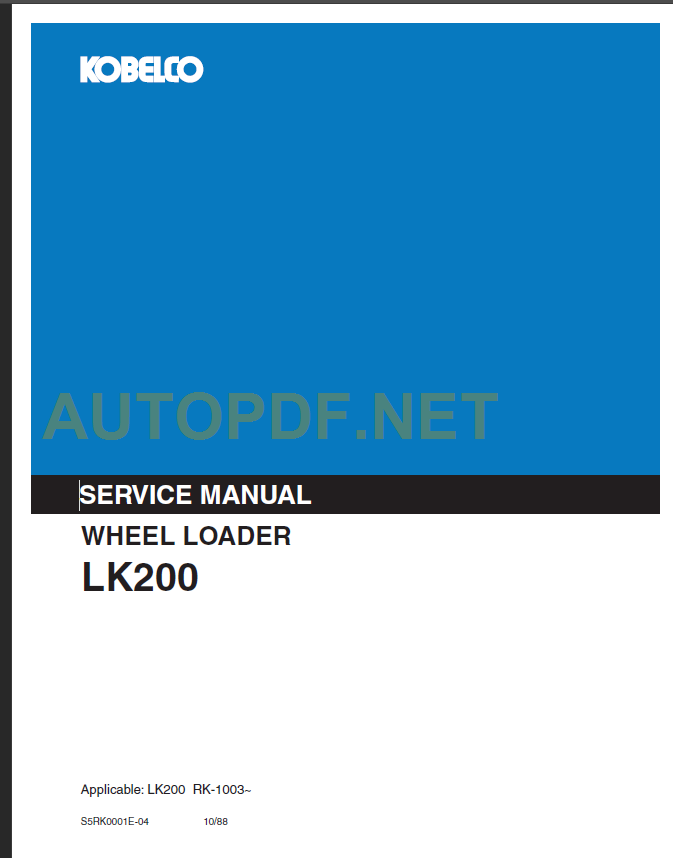 LK200 Service Manual
