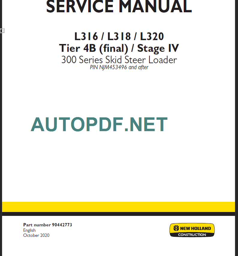 L316-L318-L320 SERVICE MANUAL