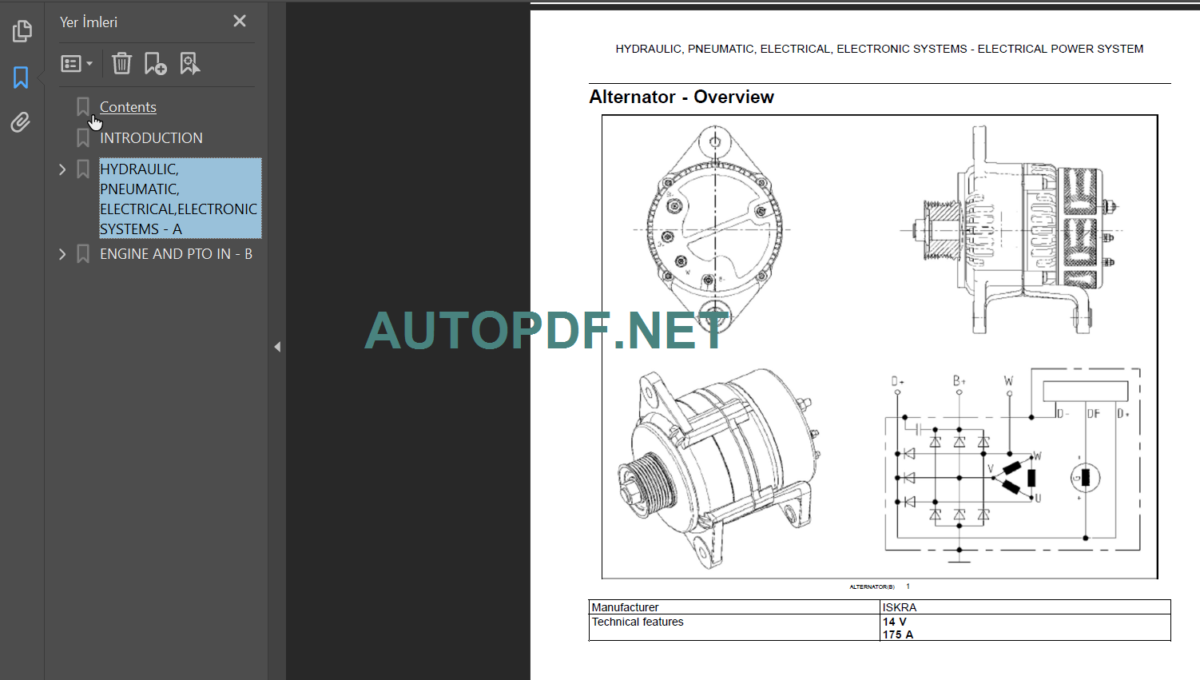 F3BFE613A A001 TIER4A SERVICE MANUAL