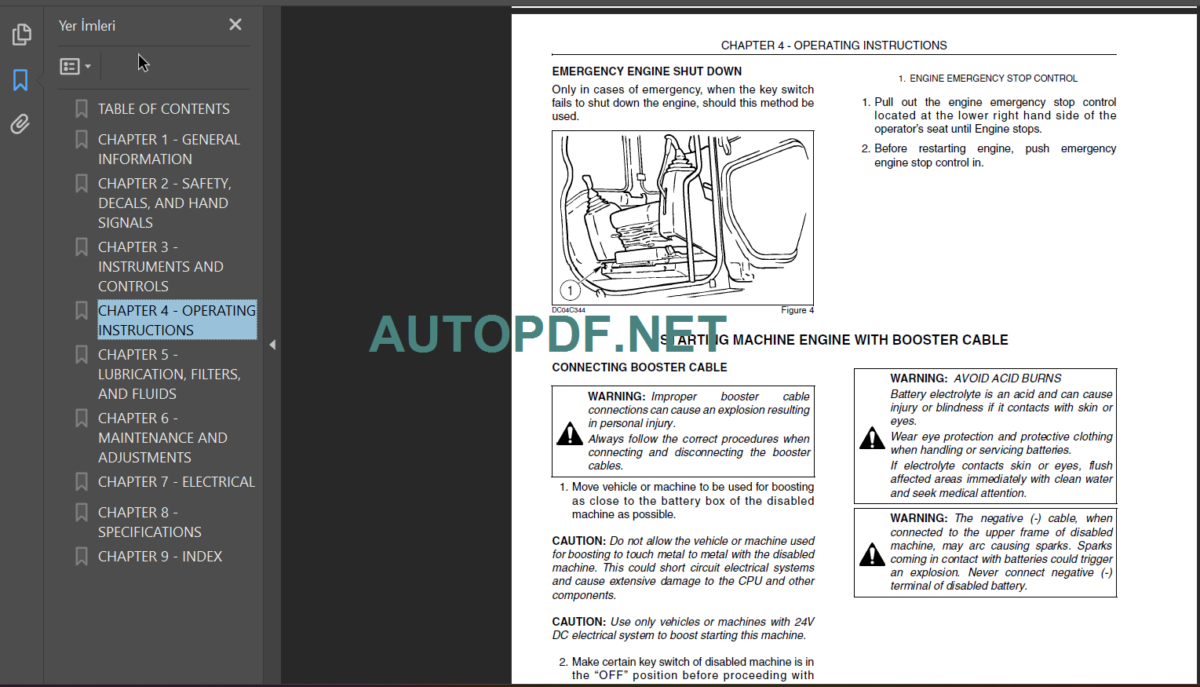 215SR ACERA TIER 3 OPERATOR'S MANUAL