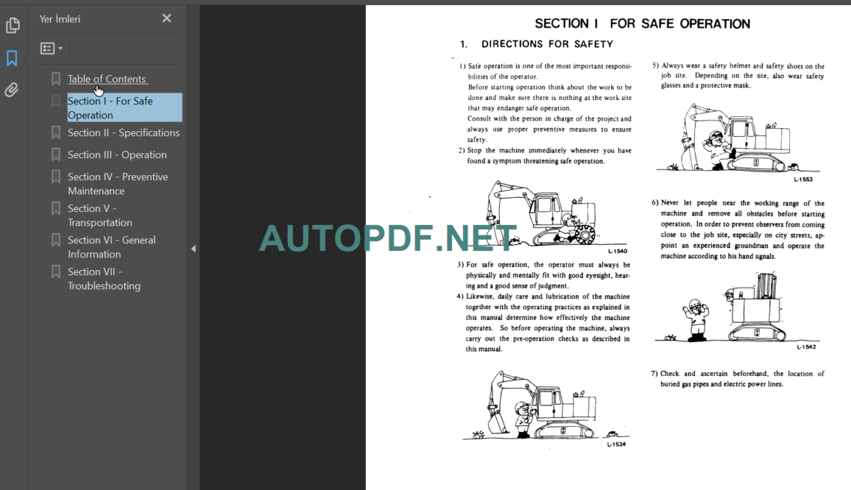 K904-II-K904L-II-905-II-K905LC-II OPERATOR'S MANUAL