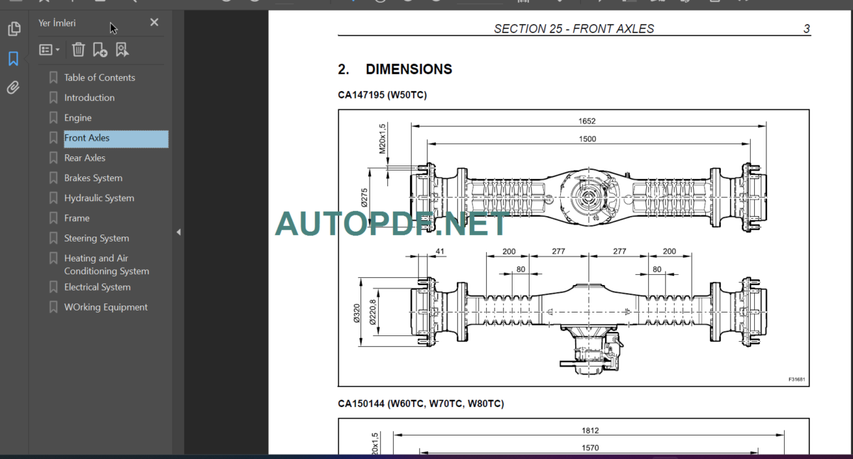 W50TC-W60TC-W70TC-W80TC REPAIR MANUAL