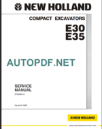 E30-E35 SERVICE MANUAL