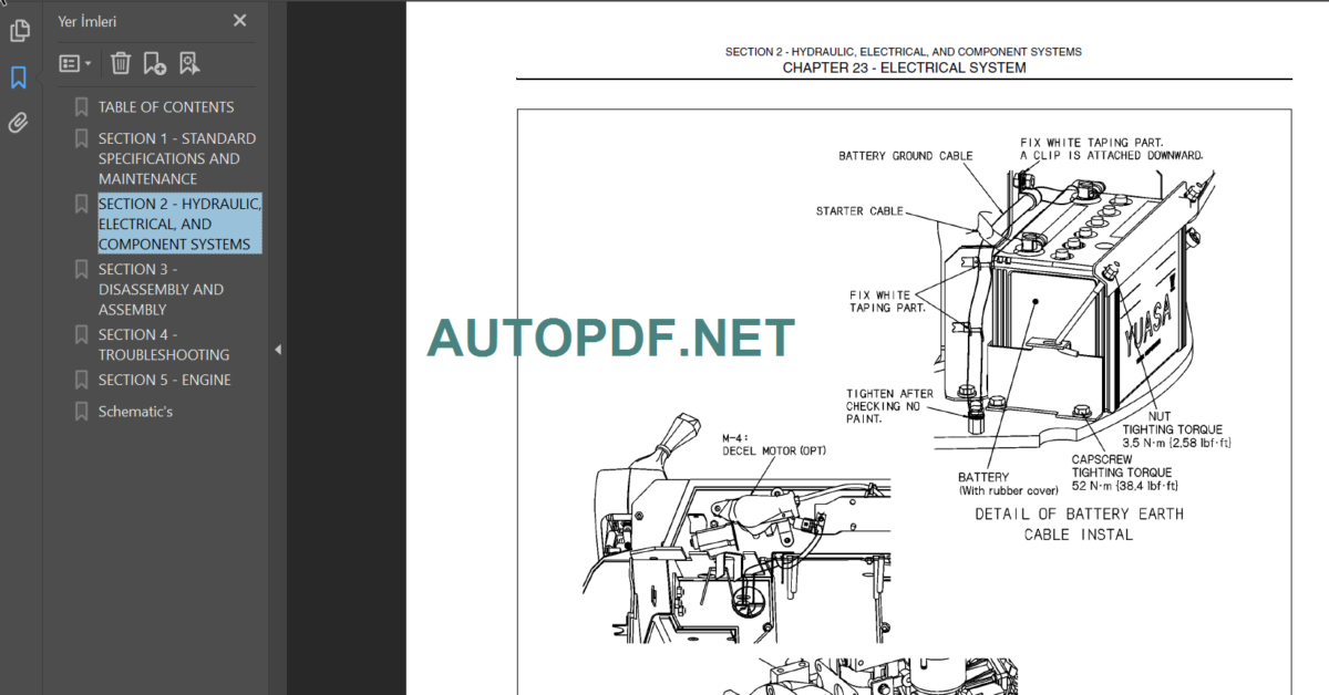 E30-E35 SERVICE MANUAL